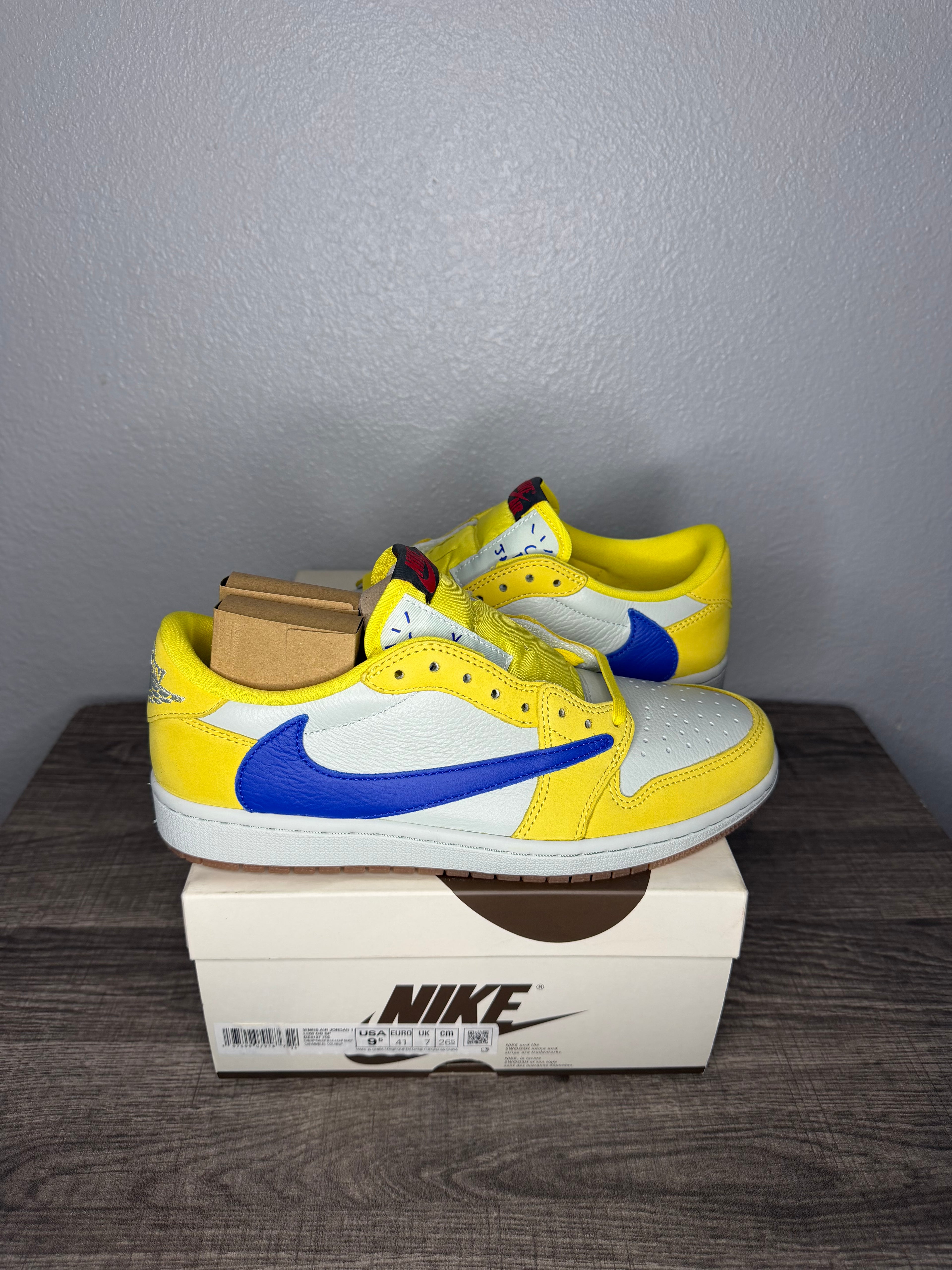 Air Jordan 1 Low Travis Scott “Canary Yellow”