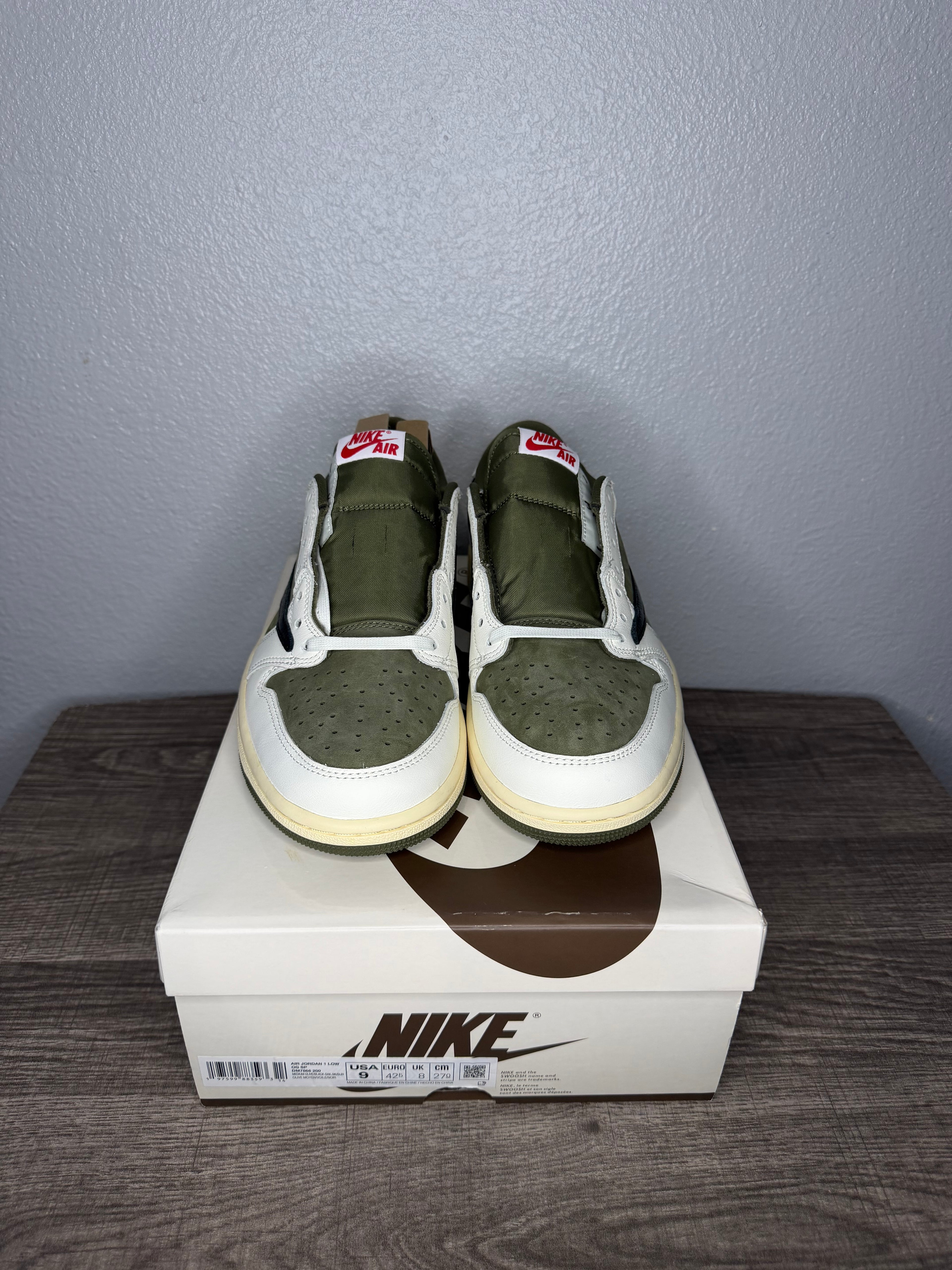 Air Jordan 1 Low Travis Scott “Medium Olive”